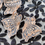 Set 10 miếng vá đính kết hình bướm thêu