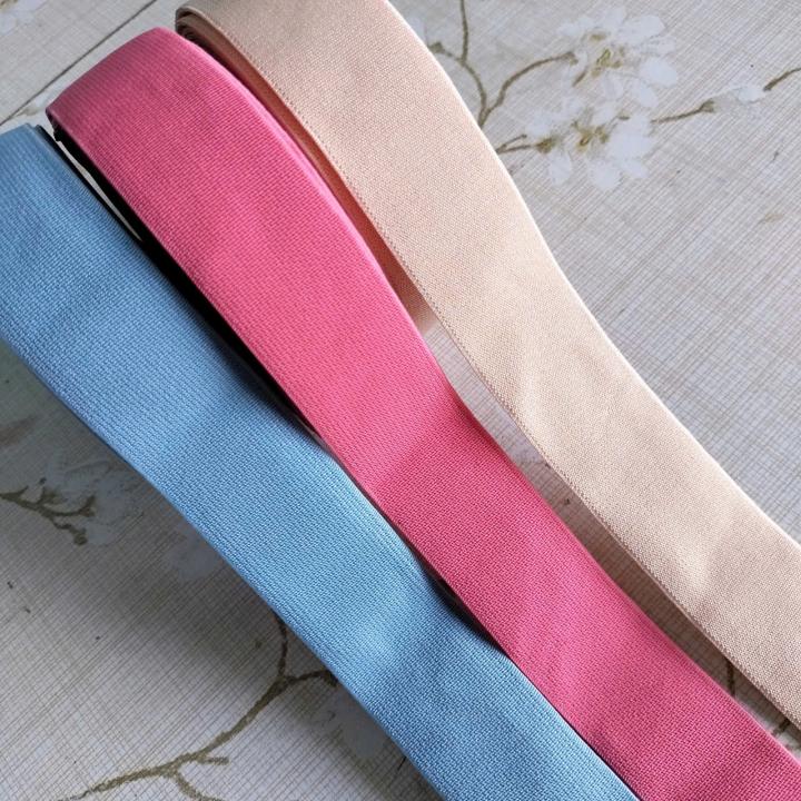 1 mét thun thời trang 3cm loại tốt, thun nhung may cạp váy, làm dây nịt thun, may lưng quần màu trơn